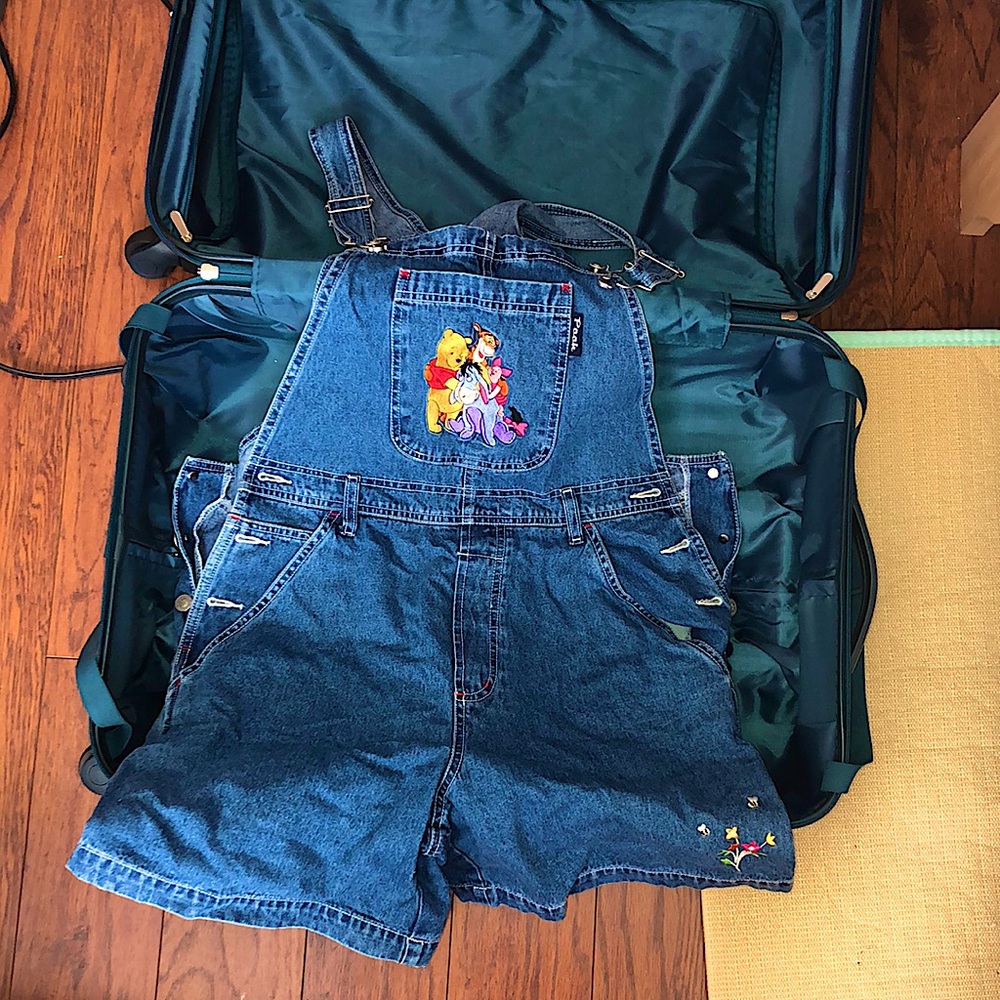 Winnie the Pooh Jean short overall